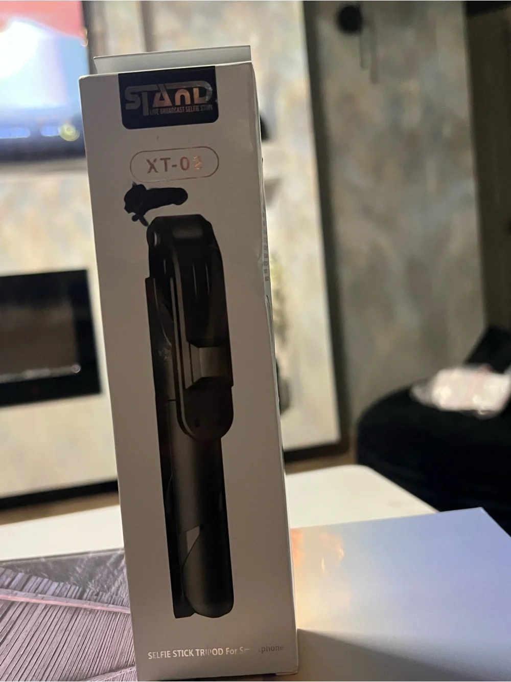 Stampd Black XT-02 Selfie Stick Tripod with Phone Clamp